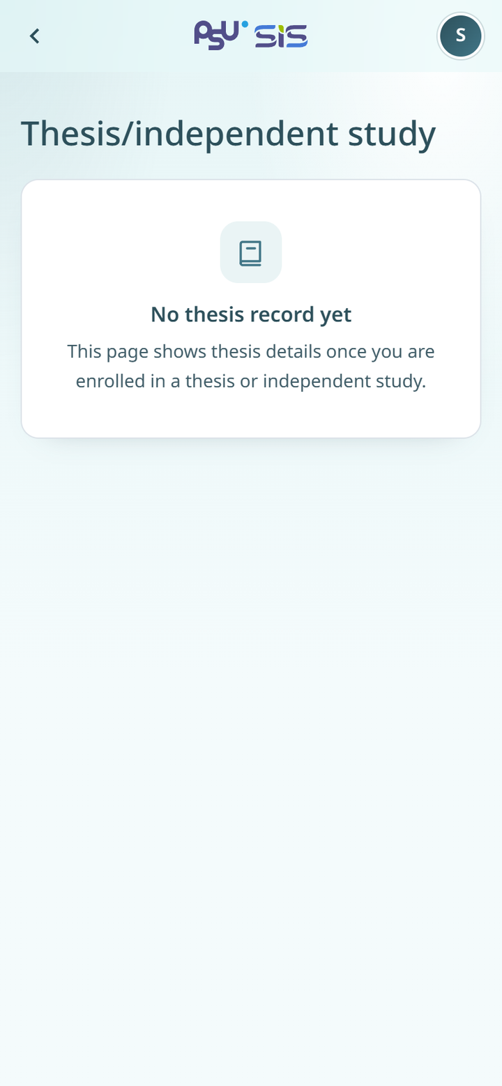 No thesis record yet